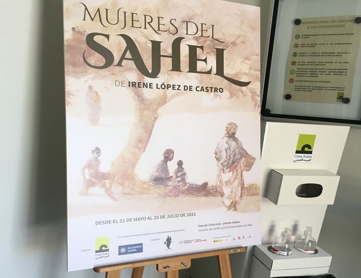exhibition "Mujeres del Sahel"