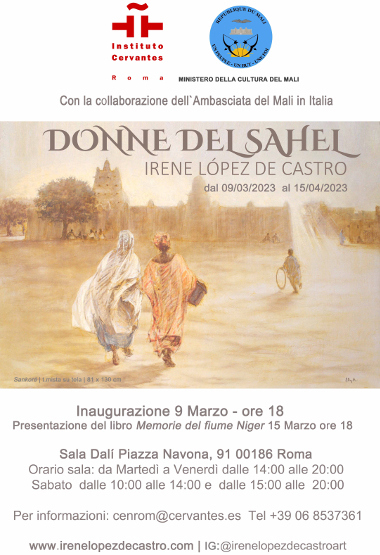 Exposición Donne del Sahel de Irene López de Castro